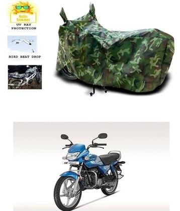 RONISH Bike Body Cover for Hero HF Deluxe ( Pack of 1 ) , Multicolour