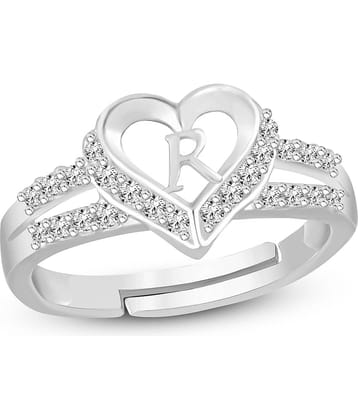 HEER COLLECTION - Silver Rings ( Pack of 1 )