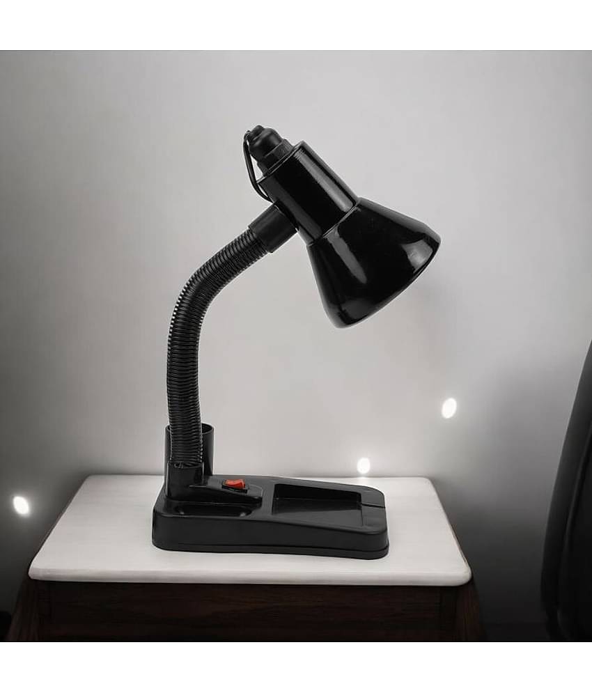 ZESTRUM Black Study Table Lamp ( Pack of 1 )