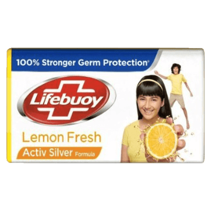 Lifebuoy Bathing Soap Lemon Fresh 100% Stronger Germ Protection 4 x 125g