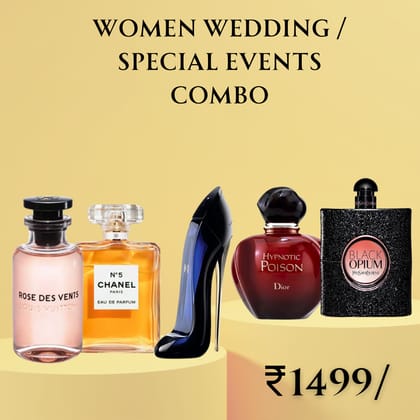 Women Wedding / Special Events Combo   25ml X 5   perfumes