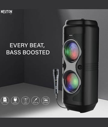 NEUTON PRO VIBE 40 W Bluetooth Speaker Bluetooth v5.0 with USB,SD card Slot,Aux Playback Time 4 hrs Grey