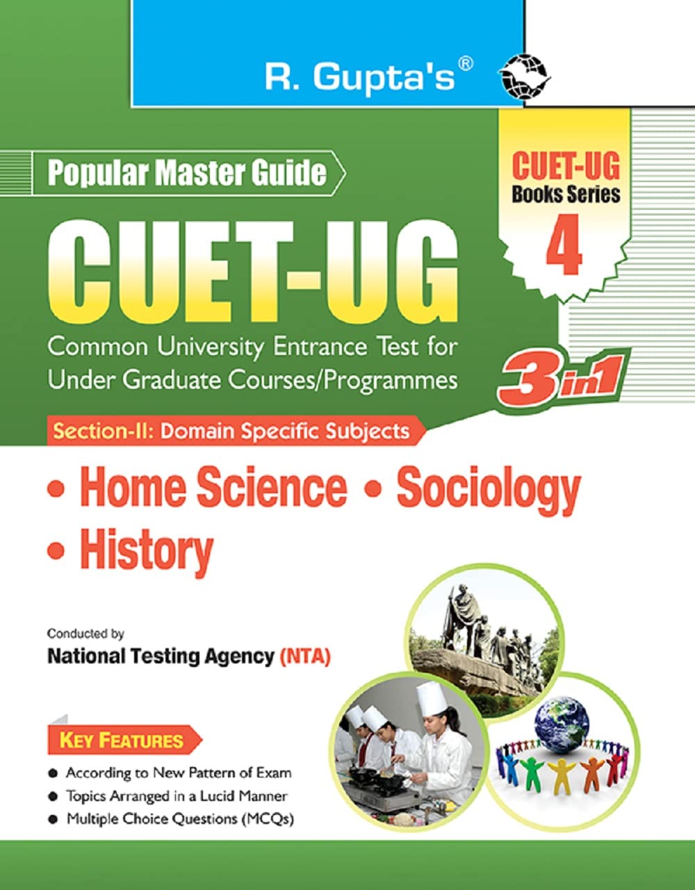 CUET-UG: Section-II (Domain Specific Subjects: Home Science, Sociology, History) Entrance Test Guide [Paperback] [Oct 16, 2025] RPH Editorial Board