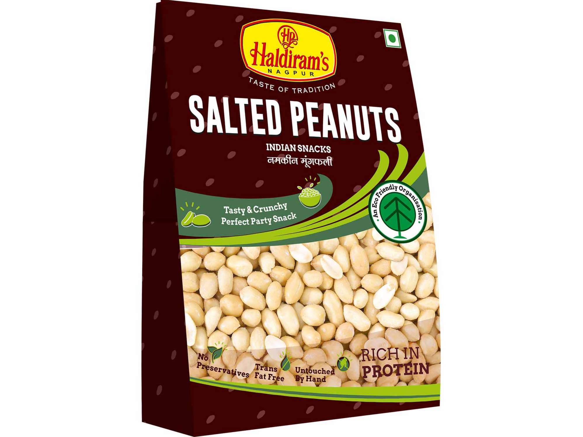 Haldiram's Salted Peanuts standy Namkeen - 200 gm