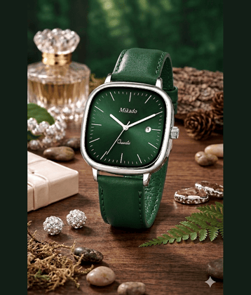 Mikado Green Silicon Analog Men's Watch