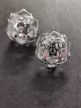 Flower Earrings- Clip Ons