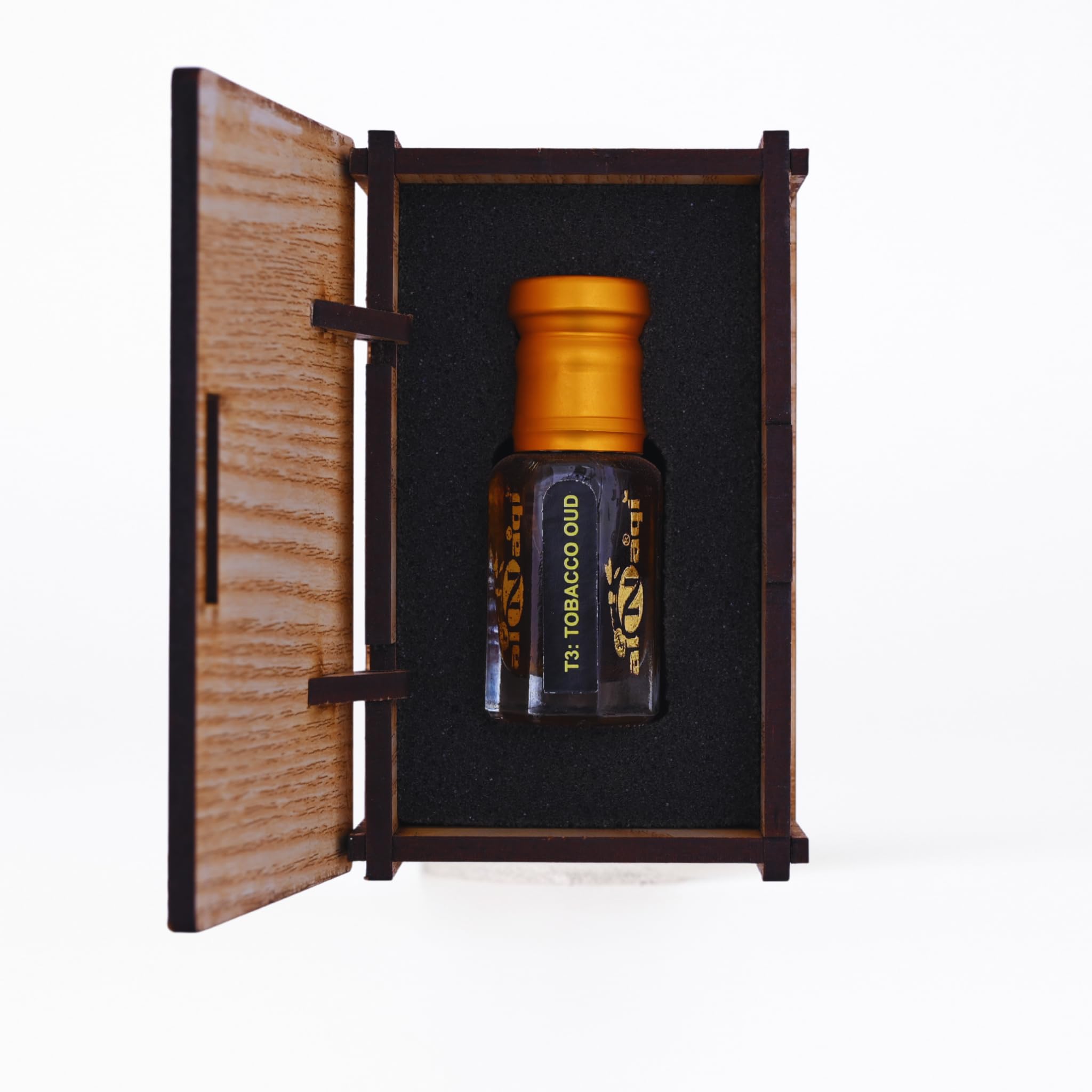 alnaqi fragrances Tobacco Oud Attar 12ml - Tobacco Oud Perfume for Men, Intense Oudh Attar, Long Lasting No Alcohol Fragrance Oil, Tobacco Fragrance for Him