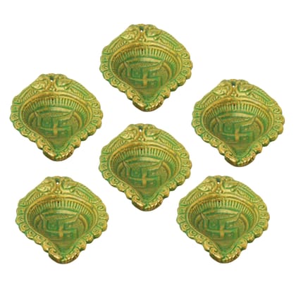 Aluminium Kamal Deepak Showpiece – Lotus Design God Idol Lamp, Height : 0.5 Inch (ASMAS409 C)