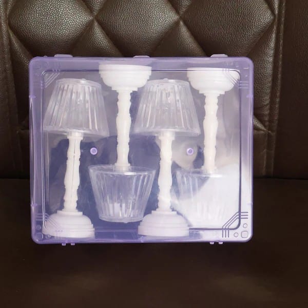 LED Crystal Table Lamps (4 Pcs)
