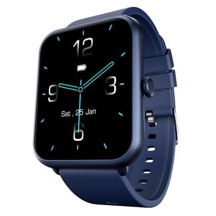 Fire Boltt Ninja Call Pro Plus Smart Watch(BSW053)with 1.83'' inch Display, Bluetooth Calling, AI Voice Assistance, 100 Sports Modes IP67 Rating- Navy Blue