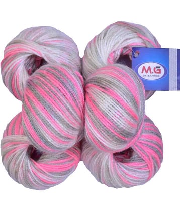 100% Acrylic Wool Red (6 pc) Baby Soft 4 ply Wool Ball Hand SM-F SM-FG