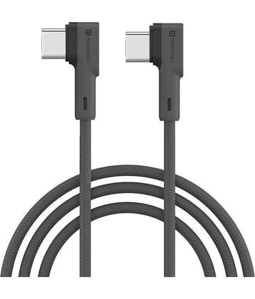 Portronics Konnect L Type -C to Type C Cable:60 W Type -C to Type-C Cable ,Grey (POR 1441)