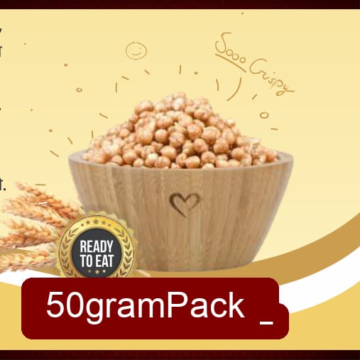 SunRagi Tasty Crusty Wheat (50g) | Flavored Baking Flour | Crunchy Snack Maker