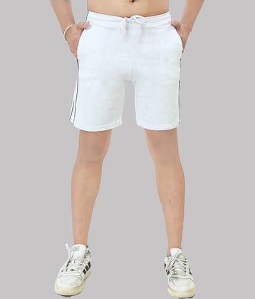 Black Brothers - Light Grey Cotton Men's Shorts ( Pack of 1 )