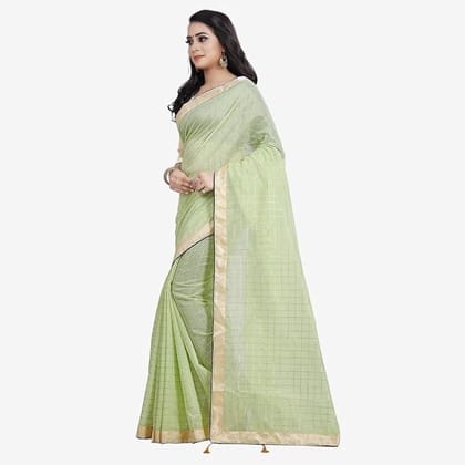Women's Manipuri Silk Saree with Unstiched Blouse Piece