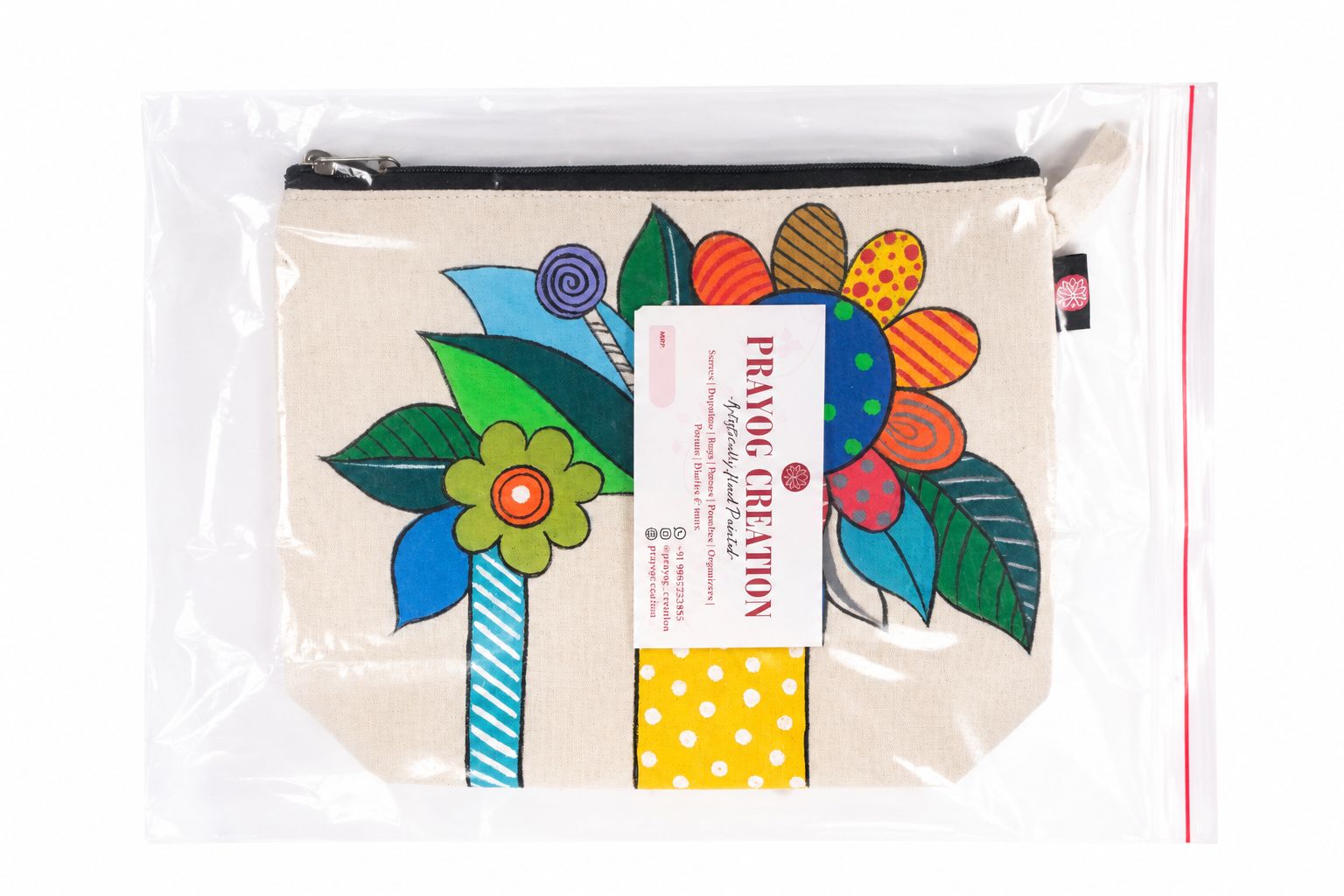 Organizer (4.5 × 10.5 × 3 Inch) | Multipurpose Handmade Organizer | Compact Storage & Utility Bag