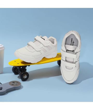 Aerowalk - White Boy's School Shoes ( 1 Pair )