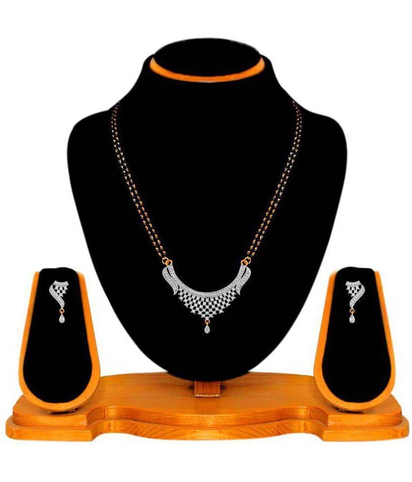 Navya Collections Silver Alloy Mangalsutra Set