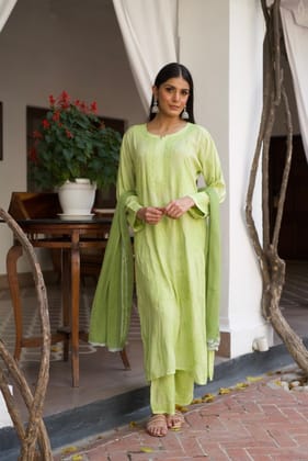 Mehak green kurta set