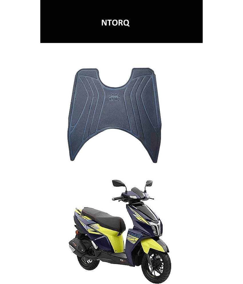 Autoxygen Anti skid Scooter/Scooty Foot Mat Rubber Floor Mat Accessories for TVS Ntorq 125