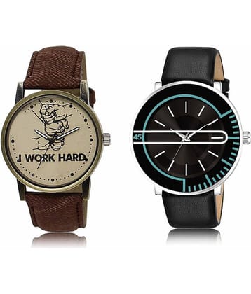 Lorem - Analog Watch Watches Combo For Men and Boys ( Pack of 2 )
