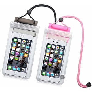 Pouch for Waterproof Protection of Smartphones, Rain Safety, Shot Video in Rain, Dust Protection(Purple, Waterproof, Silicon, Pack of: 1)