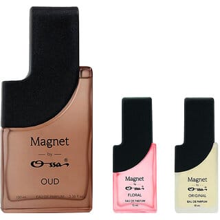 Ossa Magnet Oud 100ml, Floral 15ml, Original 15ml Eau De Parfum Long Lasting Perfume Combo for Men And Women (Pack Of 3)