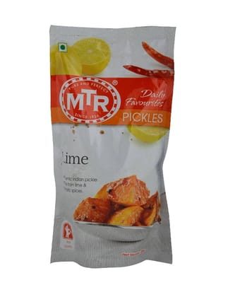 MTR Lime Pickle, 12 gm Pouch