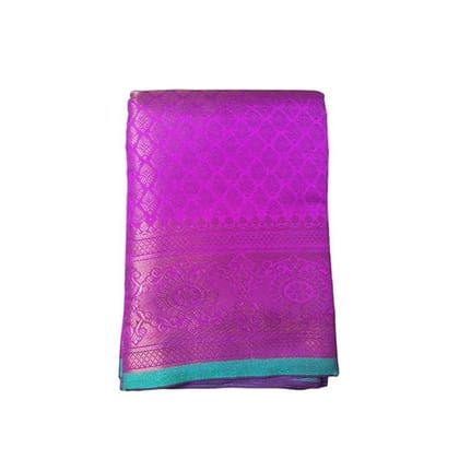 SUSHIV Women's Cotton Silk Saree With Running Blouse