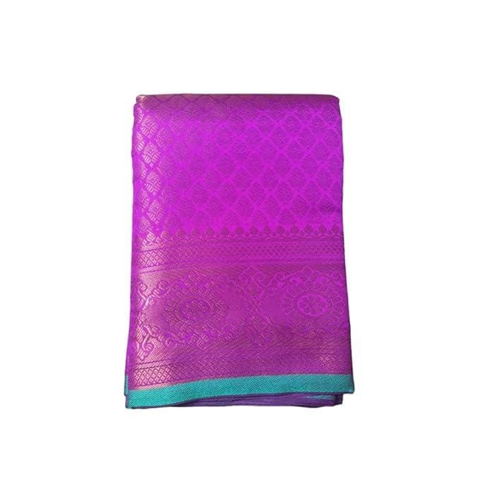 SUSHIV Women's Cotton Silk Saree With Running Blouse