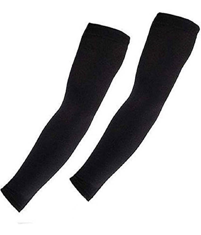 EmmEmm 2 Pcs Cricket Elbow Arm Sleeve for Support & Protection from UV Rays n Cricket/Badminton/Golf/Trekking & Cycling
