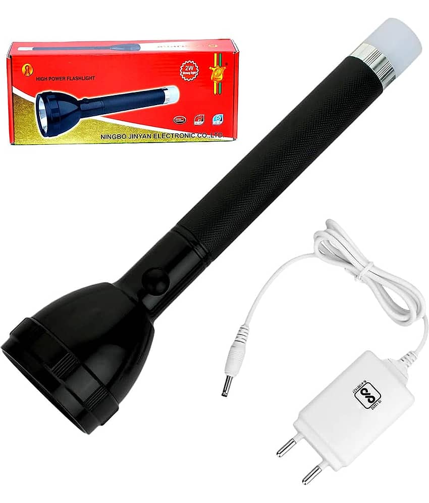 CHARKEE - 40W Rechargeable Flashlight Torch ( Pack of 1 )