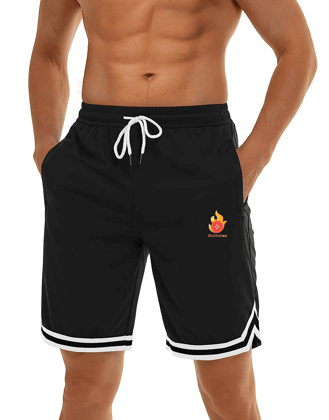 Men's Regular Outdoor Quick Dry Lightweight Knee Length Sports Shorts with Side Zipper Pockets | Running, Gym, Workout, Yoga Shorts | Shorts for Mens | Mens Shorts