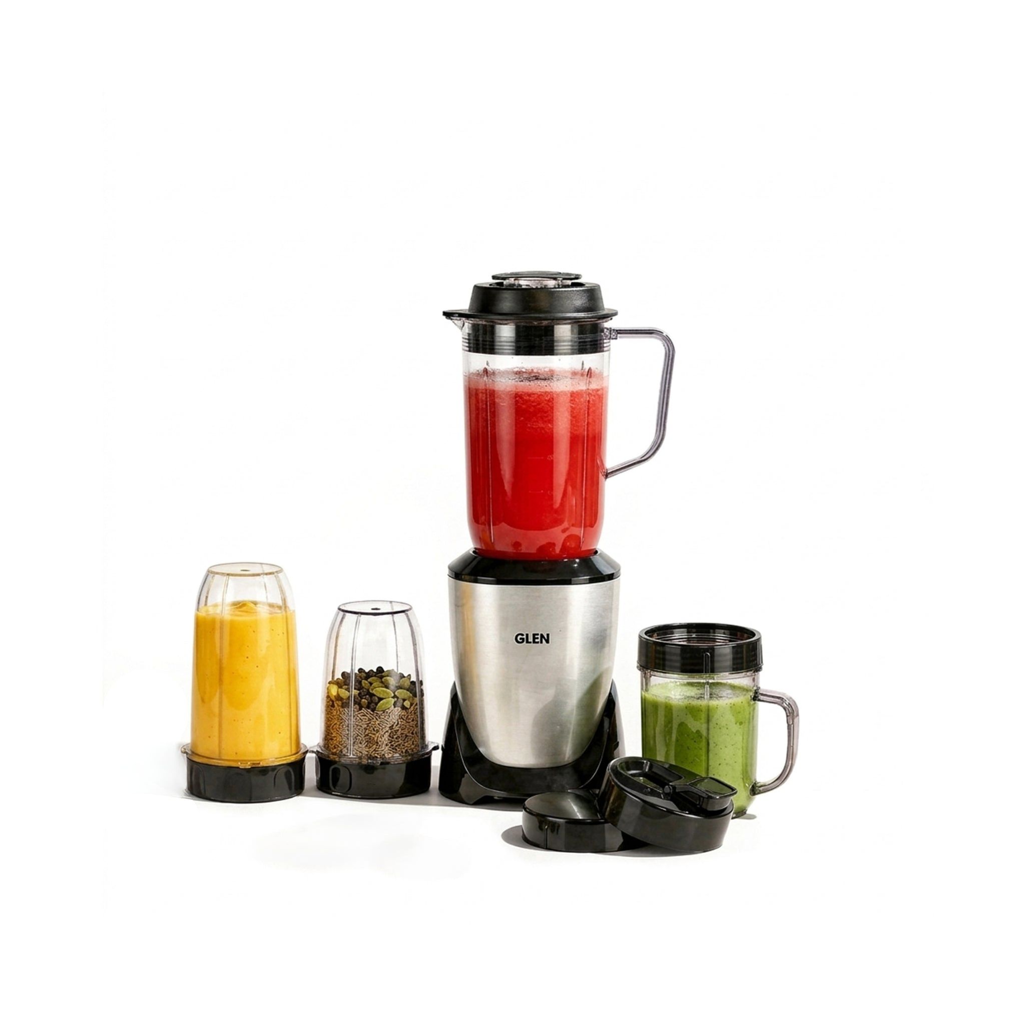 Nutri Blender Pro Mixer Grinder 900W | 4 Unbreakable Jars (2000ml + 1000ml + 800ml + Mug) | 3 SS Blades | Smoothie Maker Masala Grinder - SA4048UTPLUS
