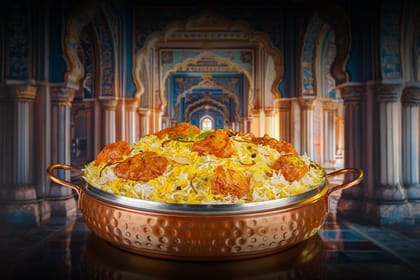 Murgh Tikka Biryani (Chicken Tikka Dum Biryani - Serves 4-5) Murgh Tikka Biryani (Chicken Tikka Dum Biryani - Serves 4-5)