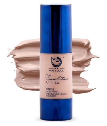 Mattlook Foundation Oil-Free & Waterproof SPF-25, Shade-103 (30ml)