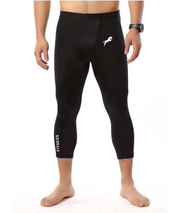 Just Rider Unisex 100% Polyester Men's 3/4 Compression Capri , Running Pants ,Jogging Pants Gym Sport Tights , Fitness Legging ,Running Capri
