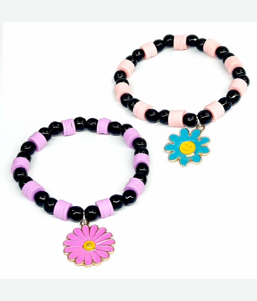 DAIVYA WELLNESS - Multicolor Bracelet ( Pack of 2 )