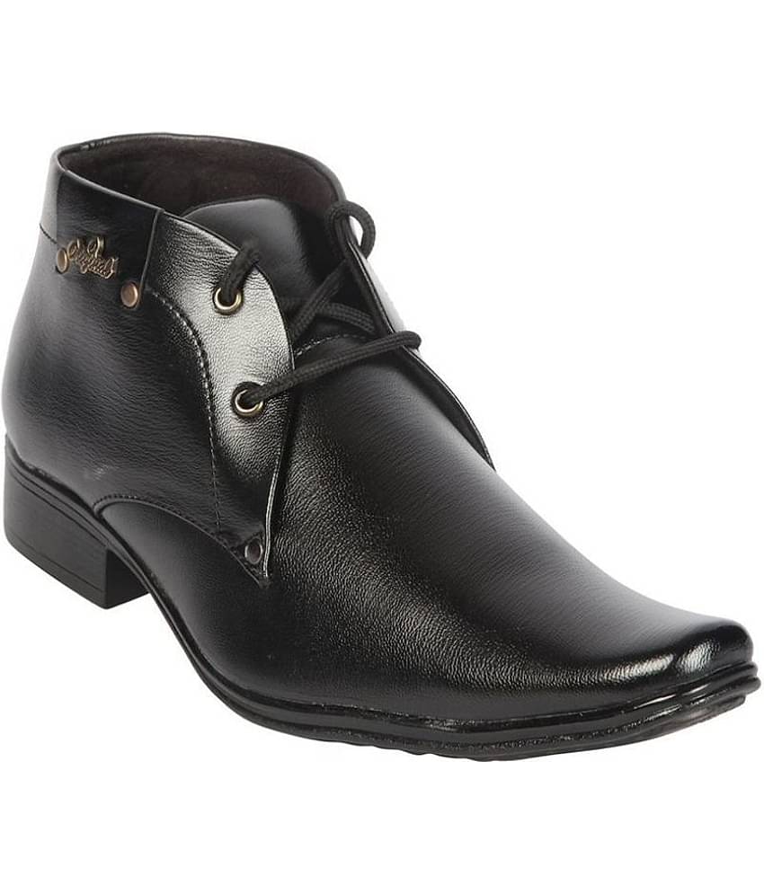 Aadi Party Non-Leather Black Formal Shoes