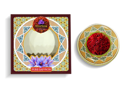 Kesarbaug Kashmiri Saffron A+++ Grade, 1 gm