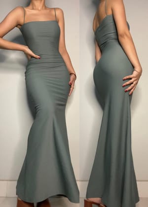 Grace Long Slip Dress-XXS / Livid / Full-Sleeves