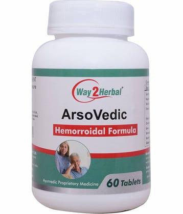 Way2Herbal Arsovedic Tablet 60 No.S Pack of 1
