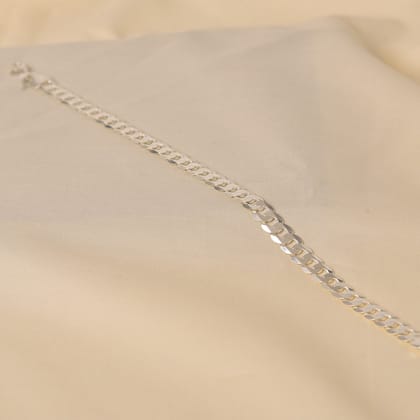 Silver Kohli Mens Bracelet