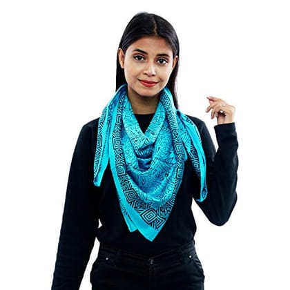 Eri Silk Printed Scarf