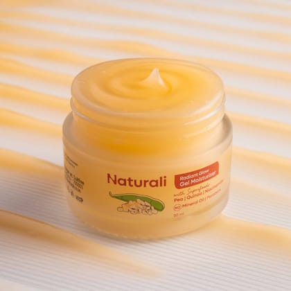 Naturali Radiant Glow Gel Moisturiser With Pea, Quinoa & Niacinamide-50ml