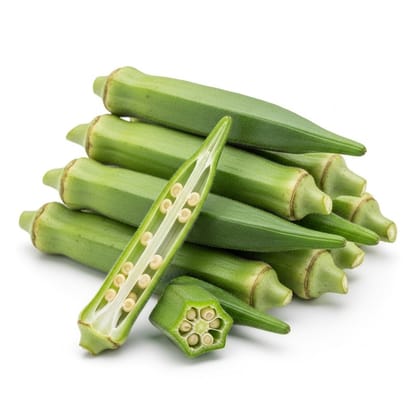 Tender Lady Finger (Bhindi) - 1 Kg by Prosopyaaree Tender Lady Finger (Bhindi) - 1 Kg by Prosopyaaree