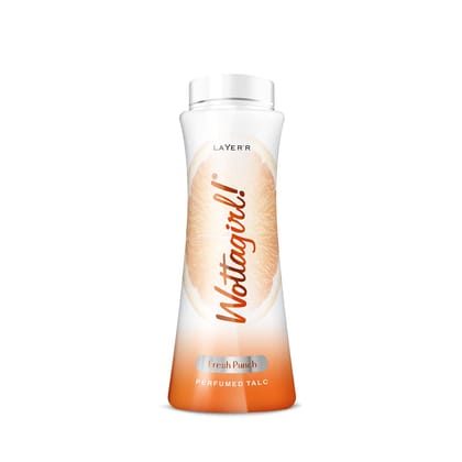 Layer'r Wottagirl Fresh Punch Perfumed Talc for women |100g