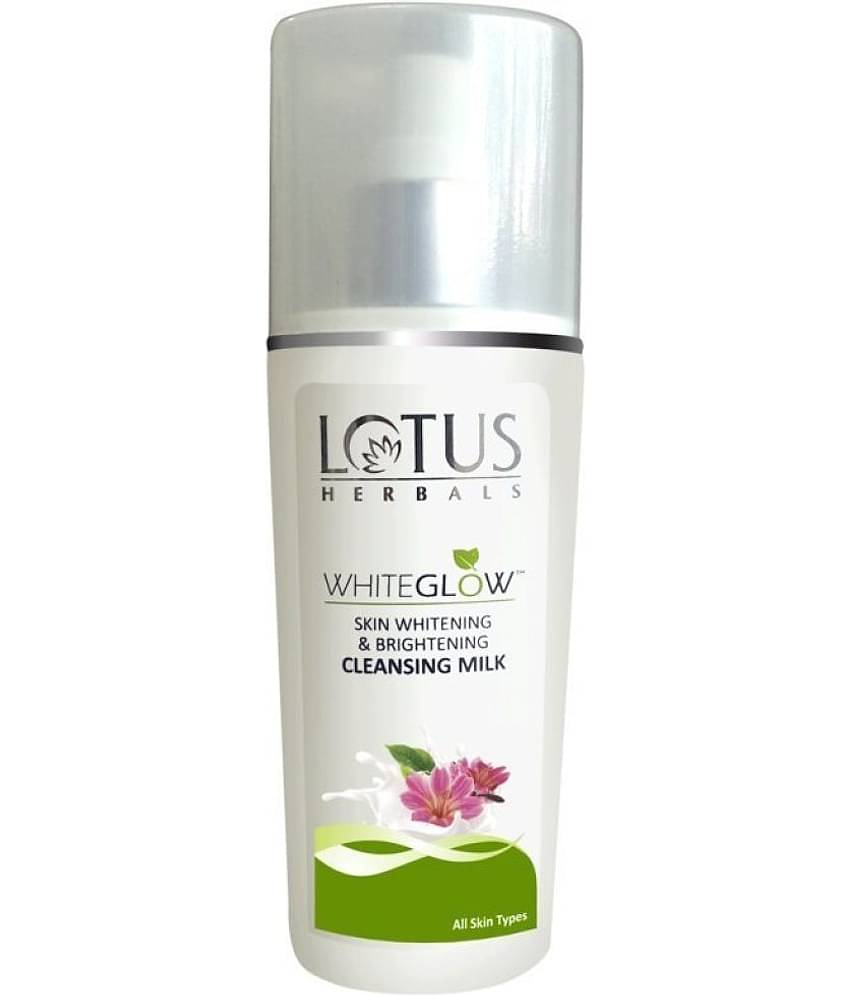 Lotus Herbals Whiteglow Skin Whitening & Brightening Cleansing Milk,Remove Dead Cells,80Ml