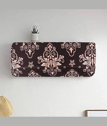 Single Polyester Blend Brown AC Cover for (1.5 to 2) Ton Split AC