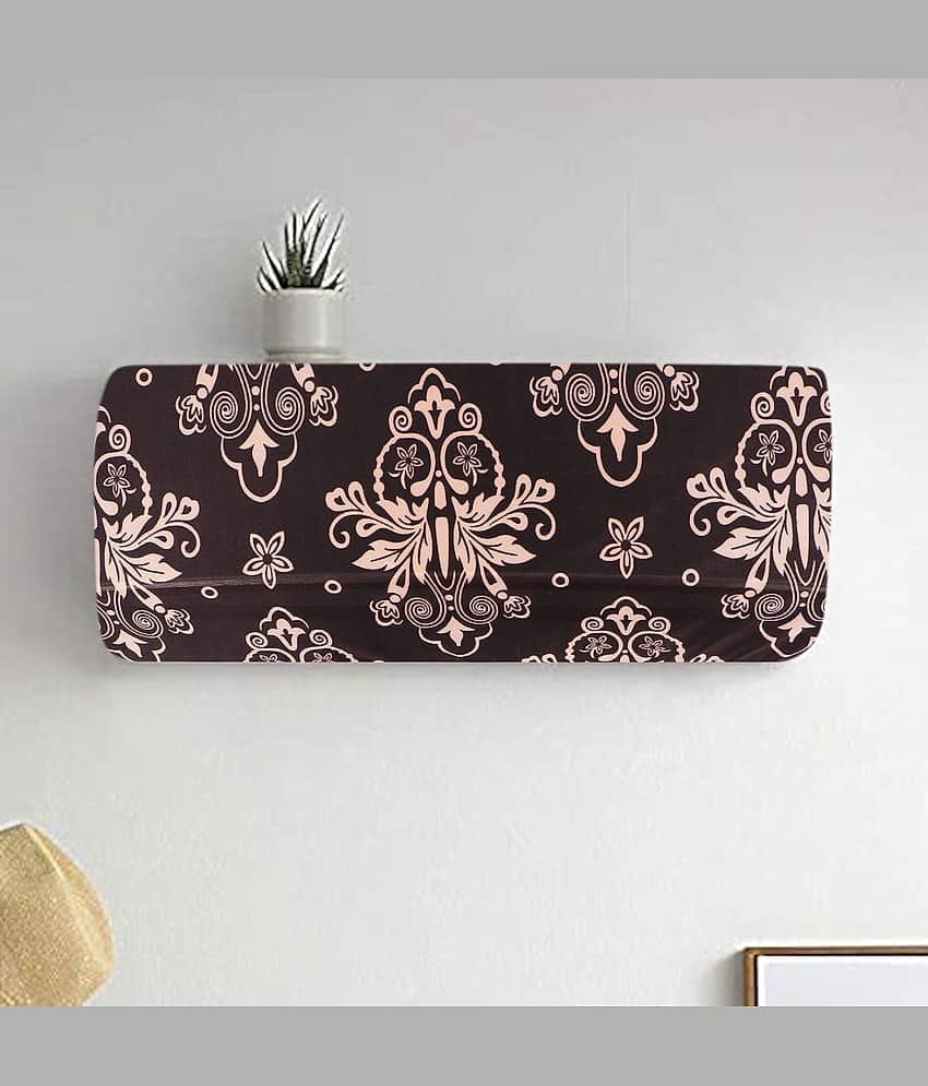 Single Polyester Blend Brown AC Cover for (1.5 to 2) Ton Split AC